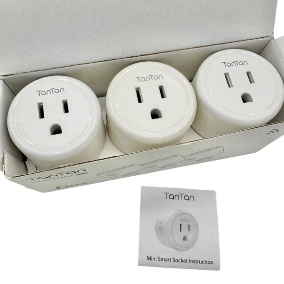 TanTan Smart Socket 3PCS WiFi Plug With App Control WP3 Model 10A Max 100-240V - Picture 2 of 8